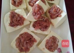 豆腐酿肉的做法图解3