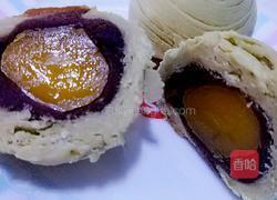 抹茶蛋黄酥的做法图解10