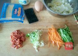 宝宝什锦米煎饼的做法图解2