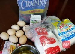 蔓越莓糯米小蛋糕的做法图解1