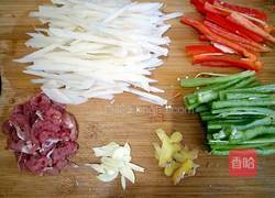 莲藕三丝的做法图解3