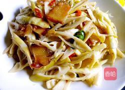 竹笋炒腊肉的做法图解11