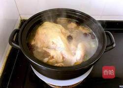 清炖三黄鸡（3.5斤的整只鸡哟）的做法图解7