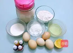 Illustration of how to make rainbow cake 1