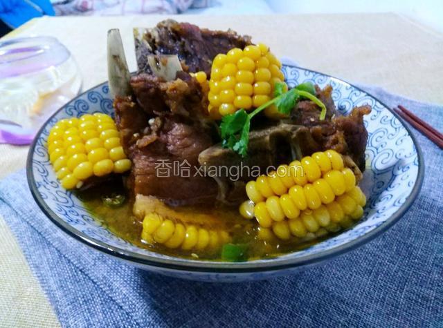排骨炖玉米