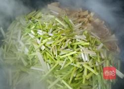 干豆腐炒蒜苗的做法图解5
