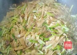 干豆腐炒蒜苗的做法图解6