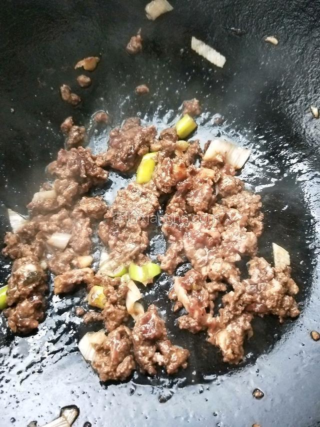 煸炒肉馅