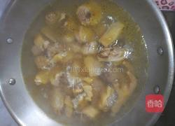 青菜烧鸡的做法图解3