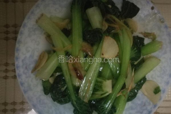 [家常菜]清炒塔菜