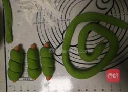 菠菜汁火腿卷的做法图解8