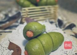 菠菜汁火腿卷的做法图解11