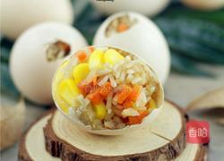 好吃好玩的营养早餐の糯米奇趣蛋的做法图解6
