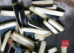豆角干煸茄子的做法图解4