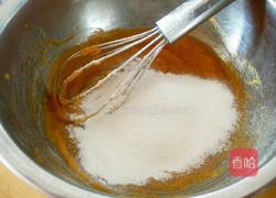 南瓜糯米小蛋糕的做法图解4