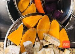 彩虹芋圆丸子的做法图解1