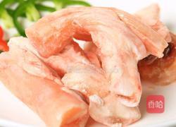 牛筋烩豆芽的做法图解1