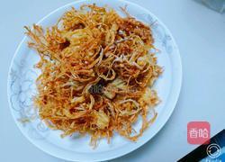 炸金针菇的做法图解4