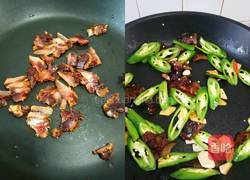 腊肉荷豆的做法图解5