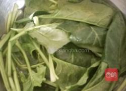 菠菜金针菇汤的做法图解2