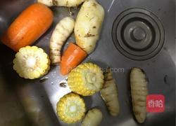 菜干骨头汤的做法图解4