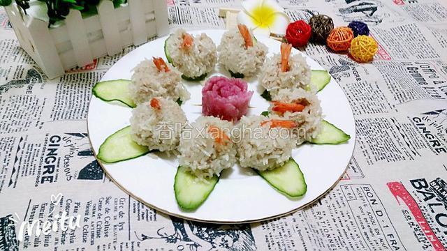 珍珠凤尾虾