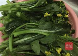 炒菜心的做法图解1