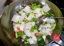 鲁菜大师蒋家菜素炒冬瓜片的做法图解3