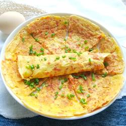 胡萝卜鸡蛋饼的做法[图]