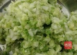 珍珠菜香菇肉馅的做法图解3