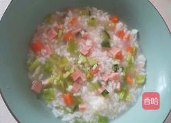火腿蔬菜粥的做法图解5