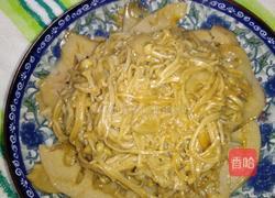 莲藕炒金针菇的做法图解9