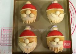 圣诞老人小餐包的做法图解25