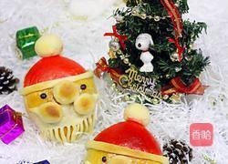 圣诞老人小餐包的做法图解30