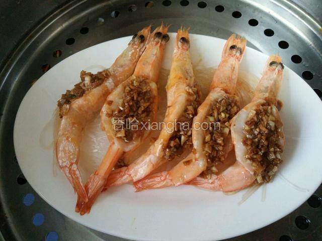 开水上锅蒸4分钟