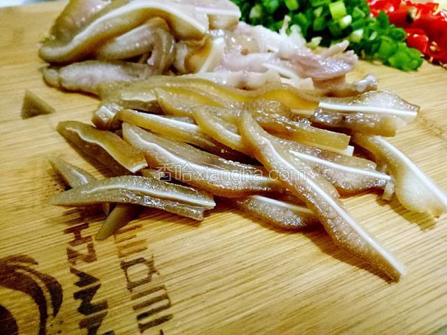 捞出来切片备用