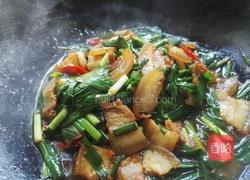 青蒜炒三层肉的做法图解7