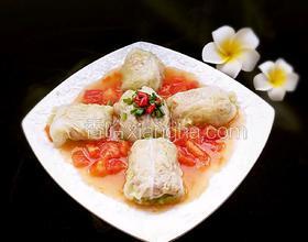 番茄白菜卷虾仁