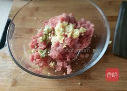 香菇酿肉的做法图解3