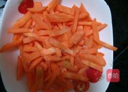 娃娃菜炒牛肉丝的做法图解2