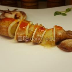 香辣鱿鱼烤土豆泥的做法[图]
