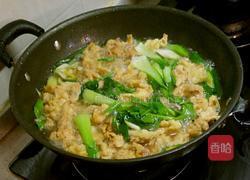 鲁菜大师孔府菜系蒋家菜酥肉炖油菜蒜苗波菜的做法图解3
