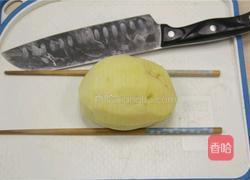 风琴土豆：好吃易做的新手装逼级小吃的做法图解1