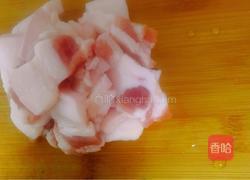 五花肉炒花菜的做法图解2