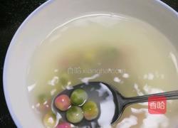 椰汁彩虹小圆子的做法图解4