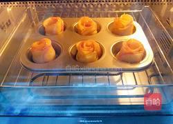 雪花玫瑰苹果酥的做法图解16