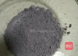 Illustration of making black rice steamed buns 2