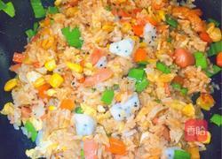 火龙果炒饭的做法图解11