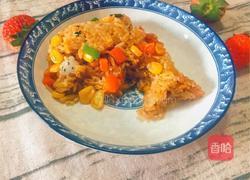 火龙果炒饭的做法图解14