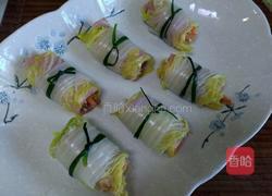 培根白菜卷的做法图解5